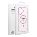 Etui na Samsung S26 PLUS Frame Clear Hybrid Mag Cover zgodny z MagSafe pudrowy róż
