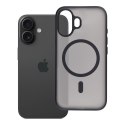 Etui na iPhone 16 Flexline Mag Cover zgodne z MagSafe czarne