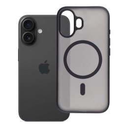 Etui na iPhone 16 Flexline Mag Cover zgodne z MagSafe czarne