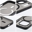 Etui na iPhone 16 Flexline Mag Cover zgodne z MagSafe czarne