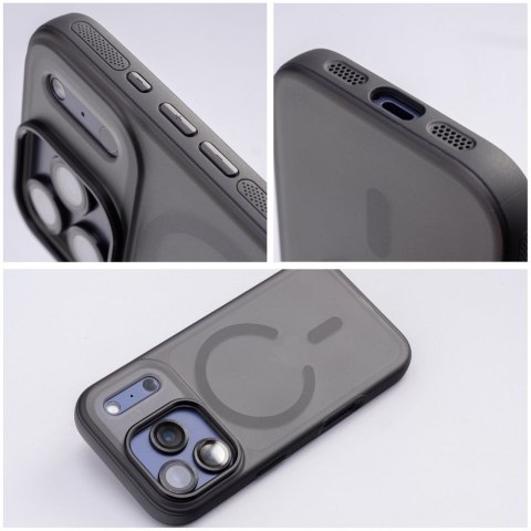 Etui na iPhone 16 Flexline Mag Cover zgodne z MagSafe czarne