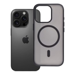 Etui na iPhone 16 PRO Flexline Mag Cover zgodne z MagSafe czarne