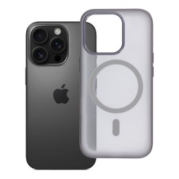 Etui na iPhone 16 PRO Flexline Mag Cover zgodne z MagSafe szare