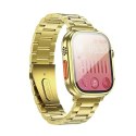 Smartwatch Hoco 1,96" TFT z funkcją rozmowy Y12 Ultra titanium złoty [EOL]