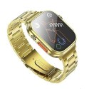 Smartwatch Hoco 1,96" TFT z funkcją rozmowy Y12 Ultra titanium złoty [EOL]