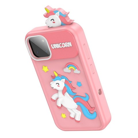 Telefon dla dzieci 2,8" Hoco Y103 różowy