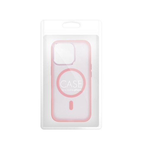 Etui na iPhone 16 Flexline Mag Cover zgodne z MagSafe różowe