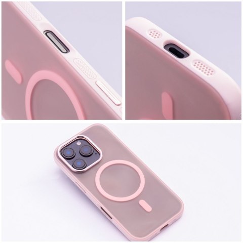 Etui na iPhone 16 Flexline Mag Cover zgodne z MagSafe różowe