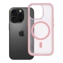 Etui na iPhone 16 PRO Flexline Mag Cover zgodne z MagSafe różowe
