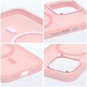 Etui na iPhone 16 PRO Flexline Mag Cover zgodne z MagSafe różowe