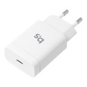Ładowarka sieciowa do telefonu Blue Star USB C QC3.0 PD 3A 18W + kabel USB C do Lightning TFK-TC-1099C biała