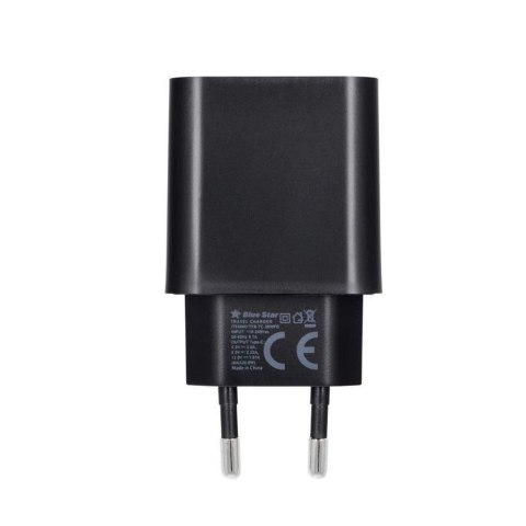 Ładowarka sieciowa do telefonu Blue Star USB C QC3.0 PD 3A 20W + kabel USB C do Lightning TFB-TC-20WPD czarna