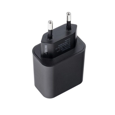 Ładowarka sieciowa do telefonu Blue Star USB C QC3.0 PD 3A 20W + kabel USB C do Lightning TFB-TC-20WPD czarna
