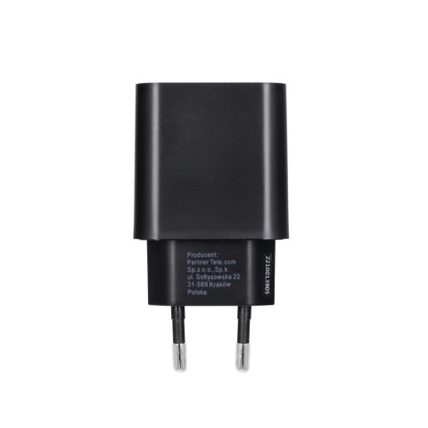 Ładowarka sieciowa do telefonu Blue Star USB C QC4.0 PD 3A 25W TFB-TC-25WPD czarna