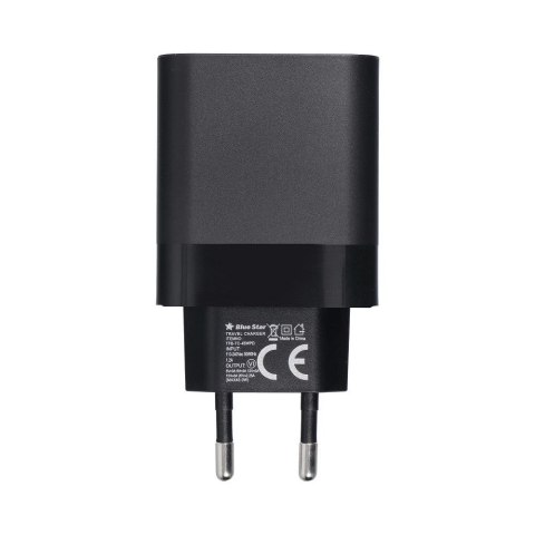 Ładowarka sieciowa do telefonu Blue Star USB C QC4.0 PD 3A 45W TFB-TC-45W czarna
