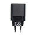Ładowarka sieciowa do telefonu Blue Star USB C QC4.0 PD 3A 45W + kabel USB C do USB C TFB-TC-45WPD czarna