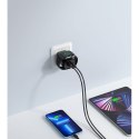 Ładowarka sieciowa do telefonu VEGER USB A + Typ C + ładowarka indukcyjna kompatybilna z Apple Watch PD QC3.0 3A 25W W002E biała
