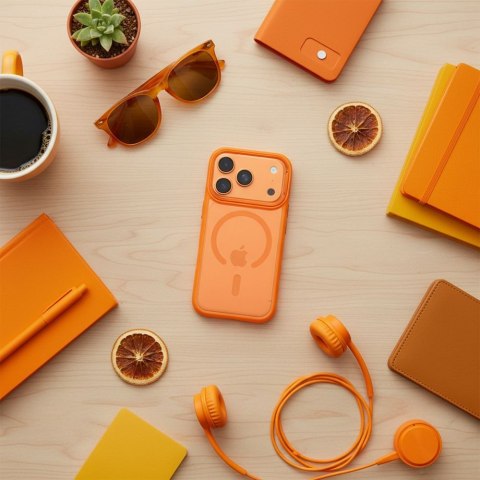 ROAR futerał MAG BUMPER kompatybilny z MagSafe do IPHONE 16 pomarańczowy