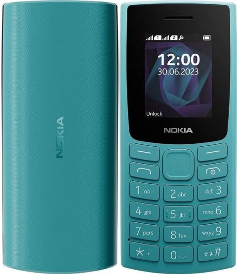 Telefon komórkowy Nokia 105 2021 Dual SIM 4G niebieski