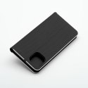 Etui z klapką na iPhone 16 PLUS Luna Book Carbon czarne