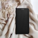 Etui z klapką na iPhone 16 PLUS Luna Book Carbon czarne