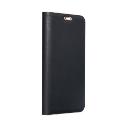 Etui z klapką na iPhone 16 PLUS Luna Book Gold czarne