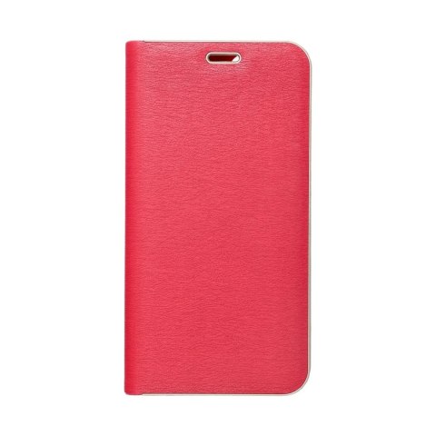 Etui z klapką na iPhone 16 PLUS Luna Book Gold czerwone