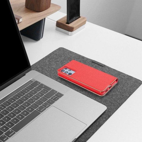 Etui z klapką na iPhone 16 PRO Luna Book Gold czerwone