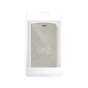 Etui z klapką na iPhone 17 PRO MAX / 18 PRO MAX Luna Book Gold srebrne