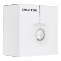 Smart Ring R11M- inteligentny pierścień ze stali ze stacją ładującą rozmiar 8 (18,1mm) czarny