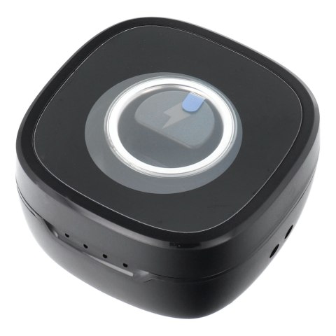 Smart Ring R8- inteligentny pierścień ceramiczny ze stacją ładującą rozmiar 15,4mm czarny