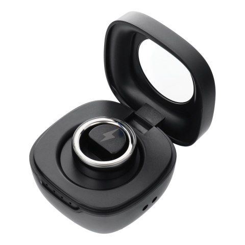Smart Ring R8- inteligentny pierścień ceramiczny ze stacją ładującą rozmiar 15,4mm czarny