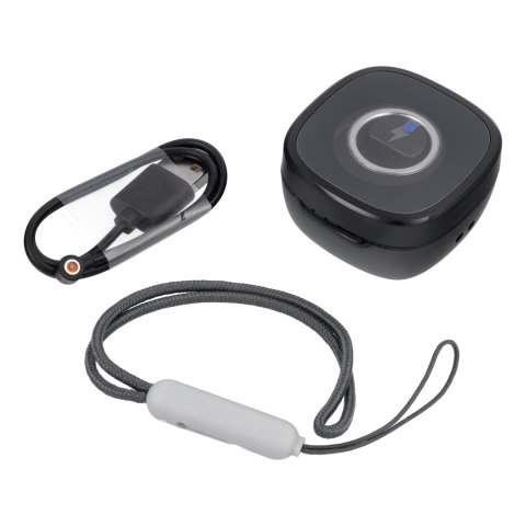 Smart Ring R8- inteligentny pierścień ceramiczny ze stacją ładującą rozmiar 15,4mm czarny