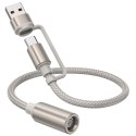 Kabel USB A / USB C do zapalniczka samochodowa Hoco 0,3 m UA38B złoty