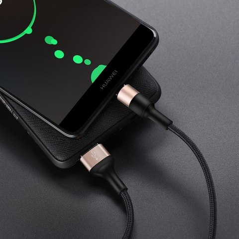 Kabel USB A do USB C Hoco 2A 1 m X26 czarno złoty
