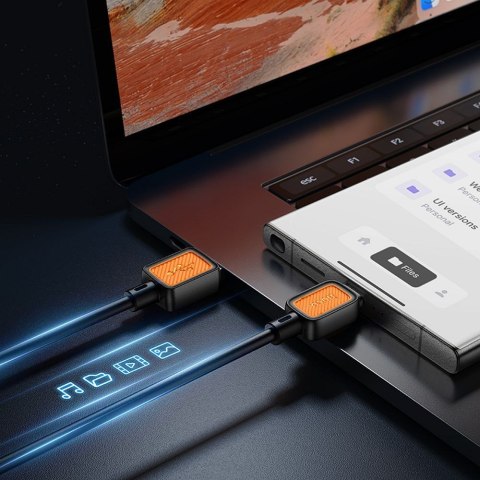 Kabel USB A do USB C Hoco 3A 1 m X108 czarny