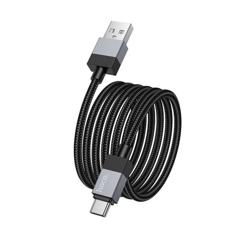Kabel USB A do USB C Hoco 3A 1 m X110 czarny
