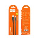 Kabel USB A do USB C Hoco 3A 1 m X69 czarno biały