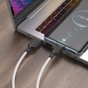 Kabel USB A do USB C Hoco 3A 1 m X90 biały