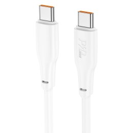 Kabel USB C do USB C Hoco 3A 100W 2 m X93 biały