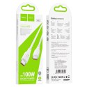 Kabel USB C do USB C Hoco 3A 100W 2 m X93 biały