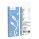 Kabel USB C do USB C Hoco 3A 60W 1 m X107 biały
