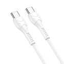 Kabel USB C do USB C Hoco PD 60W 1 m X37 biały