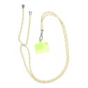 Smycz do telefonu, Zawieszka do telefonu - SWING (6mm) z regulacją długości / długość sznura 165cm (max 82,5cm w pętli) / na ram