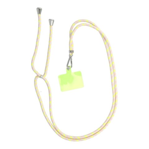 Smycz do telefonu, Zawieszka do telefonu - SWING (6mm) z regulacją długości / długość sznura 165cm (max 82,5cm w pętli) / na ram