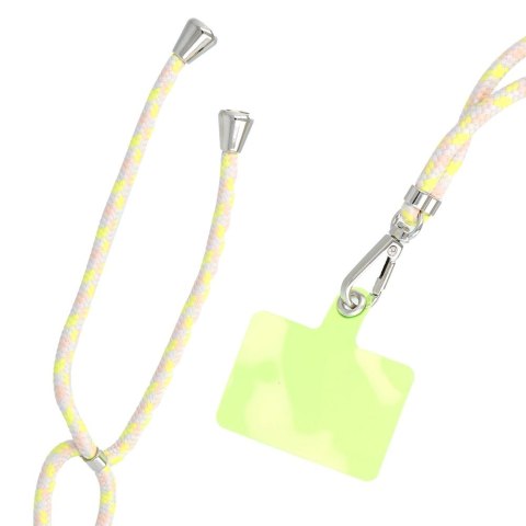Smycz do telefonu, Zawieszka do telefonu - SWING (6mm) z regulacją długości / długość sznura 165cm (max 82,5cm w pętli) / na ram