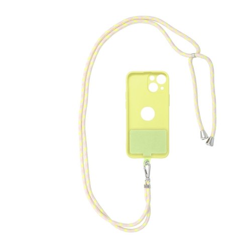 Smycz do telefonu, Zawieszka do telefonu - SWING (6mm) z regulacją długości / długość sznura 165cm (max 82,5cm w pętli) / na ram