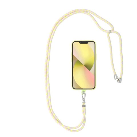 Smycz do telefonu, Zawieszka do telefonu - SWING (6mm) z regulacją długości / długość sznura 165cm (max 82,5cm w pętli) / na ram
