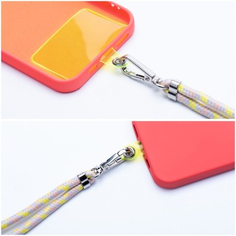 Smycz do telefonu, Zawieszka do telefonu - SWING (6mm) z regulacją długości / długość sznura 165cm (max 82,5cm w pętli) / na ram