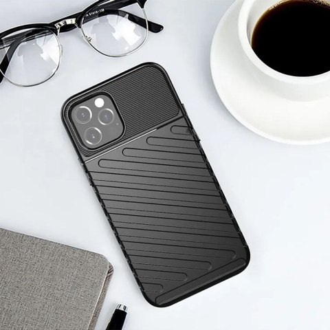 Etui na iPhone 17 Pro Max / 18 Pro Max (low camera edge) Thunder czarne